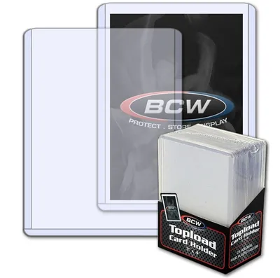 Produktbild von BCW BCW 3 x 4 Inch Toploader Card Holder (25 Stück)