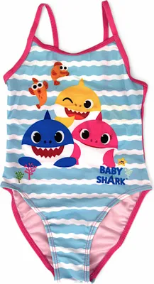 Produktbild von Badeanzug Baby Shark Bunt 104-110 cm