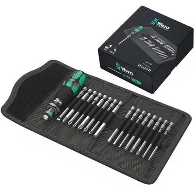 Image de Wera Coffret d'embouts Bitset Lang Kraftform Kompakt 60, 17 pièces