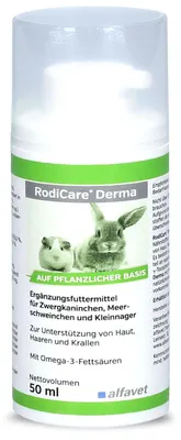 Productafbeelding van Rodicare Derma Erg. Voedingssupplement vloeibaar voor kleine knaagdieren, 50 ml