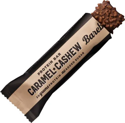 Obrázok produktu pre Barebells Protein Bar 55 g karamel-kešu / Proteínové tyčinky, cookies a brownies / Low-carb proteínová tyčinka zaručujúca lahodnú chuť, mäkkosť a maximálny pôžitok