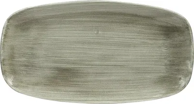 Zdjęcie produktu dla CHURCHILL Stonecast Burnished Green Teller flach, Länge: 355 mm