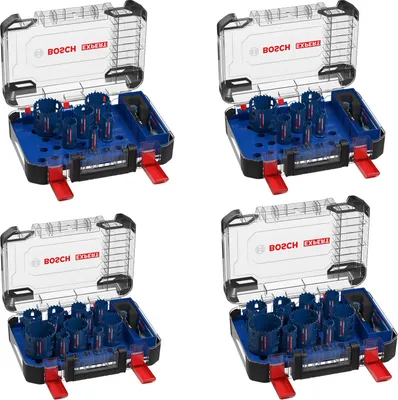 Produktbild von Bosch Professional Lochsäge ToughMaterial-Set 8tlg  , Durchmesser:22 - 25 - 35 - 40 - 51 - 68 mm, Inhalt:8 tlg.