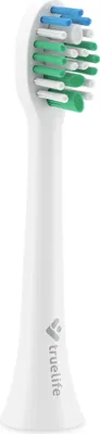 Image de truelife Têtes de rechange SonicBrush Compact Whiten en pack de 2 avec anneaux de couleur blanc One Size