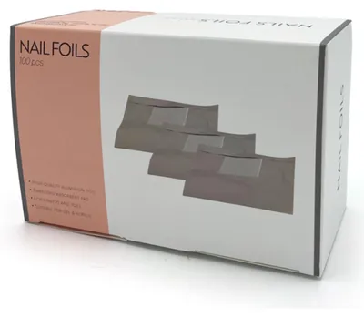 Imagen del producto de Nail Perfect: Láminas decorativas para uñas - 100 unidades