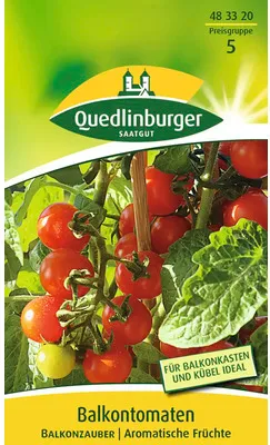 Produktbild von Quedlinburger Saatgut - Balkontomaten Balkonzauber - Samen - 483320