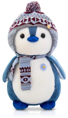 Zdjęcie produktu dla Miękaka zabawka, pingwin, pluszowa, 20 cm, niebieski