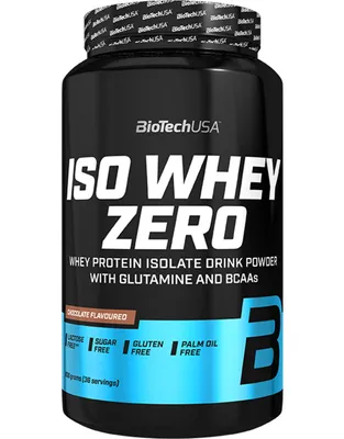 Produktbild von BioTech USA Iso Whey Zero 908 g Ananas-Mango / Whey Protein Isolat / Hochwertiges Whey Proteinisolat mit zustzlichen BCAAs und Aminosuren
