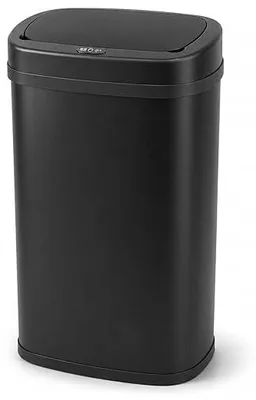 Imagen del producto de Cubo de basura con sensor - 60 litros - Acero inoxidable - Para cocina - Color