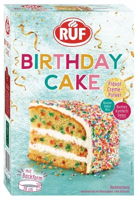 Produktbild von RUF Birthday Cake Backmischung