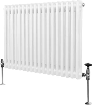 Obrázok produktu pre Tradičný 2-stĺpový radiátor - 600 x 832 mm - biely2