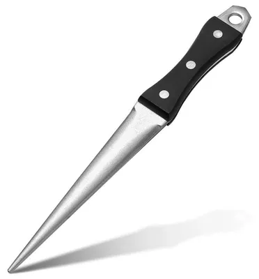 Produktbild von Multifunktions-Wetzstab (275 mm) mit feiner Diamantfeile – Diamantbeschichtet, ergonomischer Holzgriff – für Holzbearbeitung, Garten und Haushalt