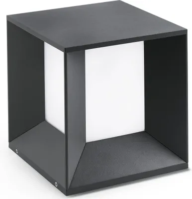 Produktbild von Faro 70771, Außensockel-/Pfostenbeleuchtung, Dunkles Grau, Aluminium, IP65, I, 18 W