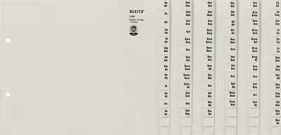 Immagine prodotto di LEITZ 1336-00-85 Serie di indici Leitz 1336 - A-Z, carta, A4 extra-large, per 36 cartelle, grigio
