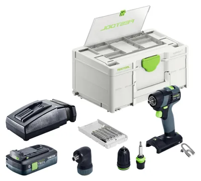 Produktbild von Festool TXS 18-Basic-Set Akku Bohrschrauber 18 V 40 Nm Brushless + 1x Akku 4,0 Ah + Ladegerät + Systainer