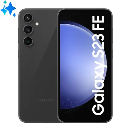 A product shot of a Samsung Galaxy S23 FE smartphone.