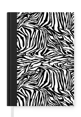 Obrázek produktu pro MuchoWow Zápisník Diář Rozpočet A5 Vzor - Zebra - Kabát