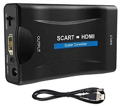 Produktbild von Scart Auf Hdmi Adapter scart Konverter Sie Den Analogen Eingang in Einen 720p/1080p Video Audio Adapter Für HDTV Stb VHS Xbox Ps3 Sky DVD Crt Blu-ray?