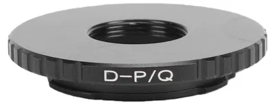 Obrázok produktu pre D Mount 8 mm filmový objektív kompatibilný s fotoaparátom Pentax Q Hliníkový adaptér objektívu D pre fotografovanie
