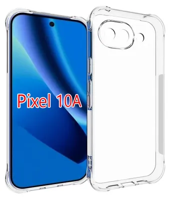 Produktbild von MobyDefend Hülle für Google Pixel 10a - Transparente stoßfeste TPU Schutzhülle