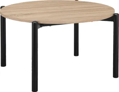 Produktbild von Kenaz - Couchtisch 80 cm Wildeiche Schwarz