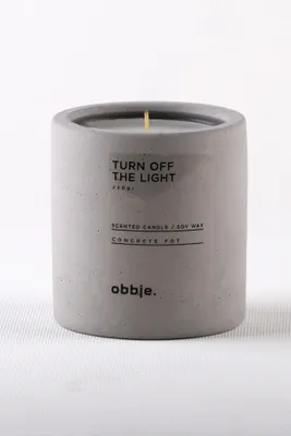 Image de Evila Originals, Turn Off The Light Verti, bougie, gris, 100 % BÉTON, 8,5 x 8,5 x 9 cm