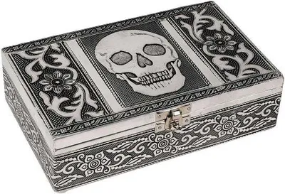 Produktbild von Famanu Schmuckständer - Schmuckbox - Totenkopf-Design