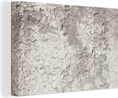 Produktbild von OneMillionCanvasses® - Leinwandbilder - 150x100 cm, Beton - Creme - Muster, Wandbilder Kunstdruck Wanddekoration - Foto auf Leinwand - Gemälde auf Holzrahmen