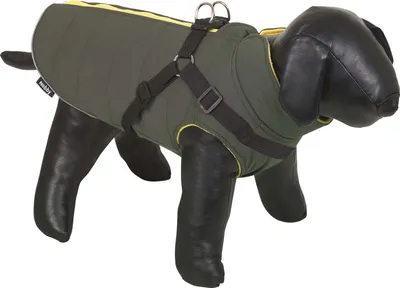 Produktbild von Nobby Hundemantel Sobak 2in1 oliv/gelb, Größe: 20 cm