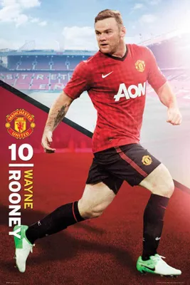 Immagine prodotto di Calcio - Poster - Manchester United - Rooney 12/13