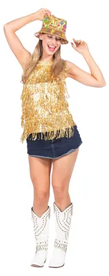 Produktbild von WILBERS & WILBERS - Metallic Party Top Damen