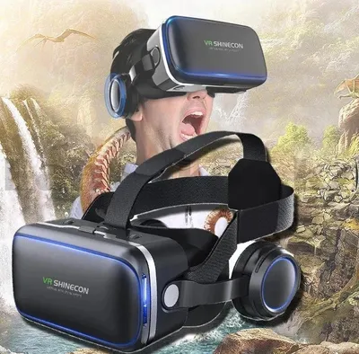 Image de Lunettes VR Réalité virtuelle Téléphone portable Avec écouteurs 4-6 pouces Smartphone Casque 360° Android iOS iPhone Samsung Huawei Accessoires VR
