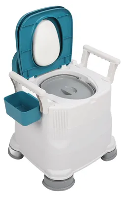 Immagine prodotto di Sedia da bagno regolabile in altezza - Sedia da bagno pieghevole - Sedia da bagno antiscivolo - Sedia per la doccia - Sedia da bagno per anziani - Braccioli confortevoli - Sedia da bagno mobile
