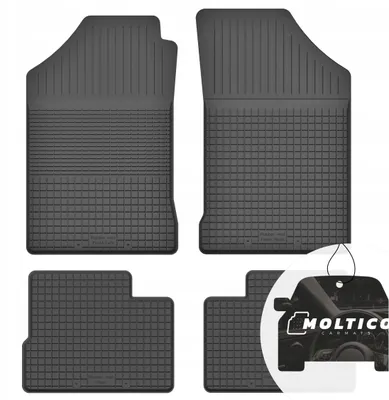 Productafbeelding van Set rubberen vloermatten met rand, geschikt voor alle weersomstandigheden, voor de Daihatsu Charade (1977-2000)