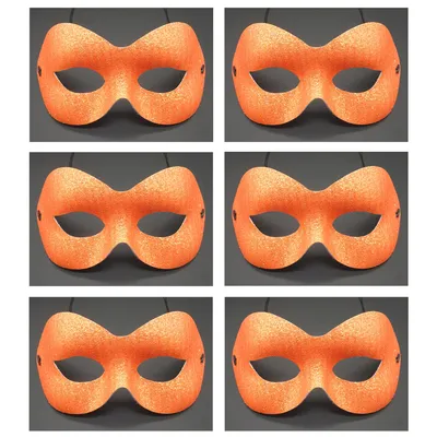 Produktbild von Orange Glitter Augenmaske (6 Stück)
