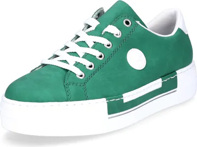 Produktbild von Rieker Damen Plateau Sneaker smaragdgrün