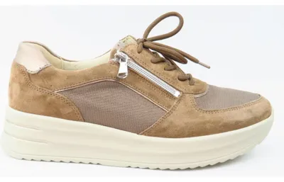 Produktbild von Waldläufer H-Arianna taupe lightgold Sneaker Braun in Gr. 39