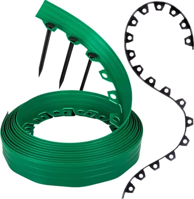 Produktbild von Flexibele Rasenrand - Kunststoff - Grün - 10 m