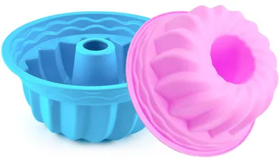 Produktbild von Set von 2 Silikon Gugelhupf-Formen Ø 15 cm