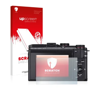 Produktbild von upscreen Schutzfolie für Canon PowerShot G3 X Displayschutz Displayschutzfolie Folie Klar Transparent
