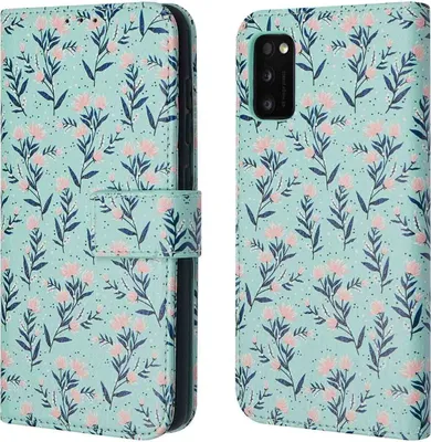 Obrázek produktu pro imoshion Designové skládací pouzdro Samsung Galaxy A41 – Blue Flowers