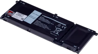 Immagine prodotto di Batteria T6 Power per laptop Dell, numero di parte H5CKD, Li-Poly, 15,2 V, 3487 mAh (53 Wh), nero