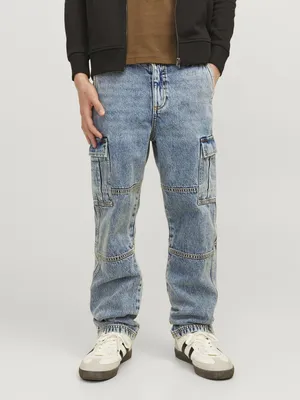 Immagine prodotto di JACK&JONES JUNIOR, modello Jjichris, pantaloni cargo, taglia M, codice prodotto 148, linea Junior