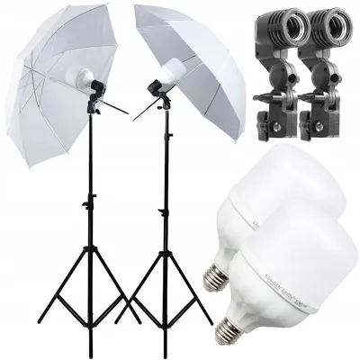Produktbild von CineGEN Lumifi LED Studio Lampen Set 5500K mit Schirmen