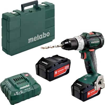Obrázek produktu pro Metabo Wiertarko-WKRĘTARKA 18V 60/34Nm 2x4,0Ah Li-ion BS 18 LT BL