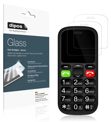 Produktbild von 2x dipos GlassCC artfone CS181 Seniorenhandy
