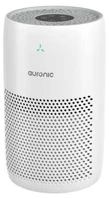 Produktbild von Auronic Luftreiniger Compact mit HEPA 13 Filter, Ionisator und Aktivkohlefilter - Räume bis 30m² - CADR-Wert von 150m³/h - Air Purifier - Weiß