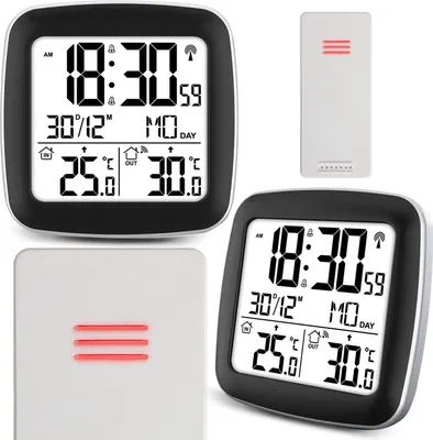 Immagine prodotto di Stazione meteorologica color argento con display BD-903