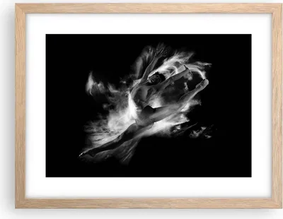 Produktbild von Gerahmtes Poster - Rahmen in heller Eiche - Tanz Mann spring - 40x30 cm - Wand Bild - Wanddeko - Wandbilder - Kunstposter - Wandposter - Bilderrahmen - Bilder - Kunstdruck - P2NAA40x30-4391