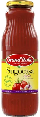 Produktbild von Grand'Italia Sugocasa Aglio Knoblauch-Pastasauce 690 g – aromatisch & vielseitig